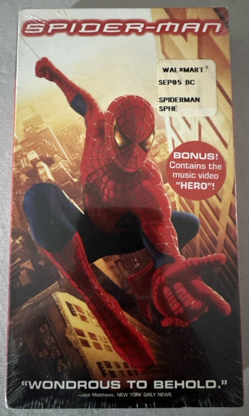 Spider-Man (VHS, 2002) Brand New Factory Sealed